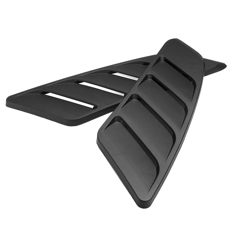 

2Pcs Front Hood Vent Fit for Ford Mustang 2015-2017 Panel Trim Universal Car Air Intake Scoop Bonnet Hood Vent