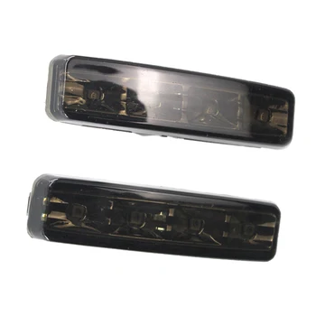

L+R Front Fender Side Marker Lamp Housing 63148360589 for BMW E39 Black