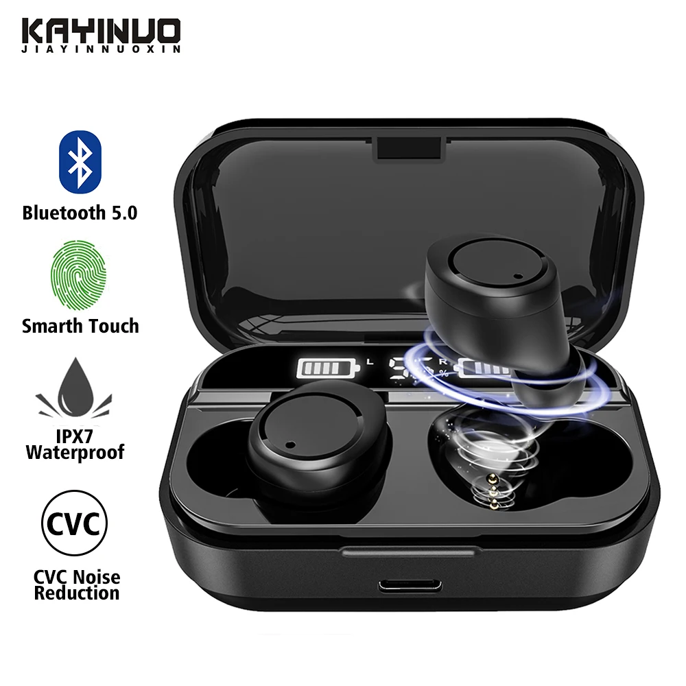 #*Cheap TWS bluetooth 5.0 Wireless Earphone LED Digital Display 9D HD Stereo 800mAh wireless earbud Sport Headset For All Smart phones