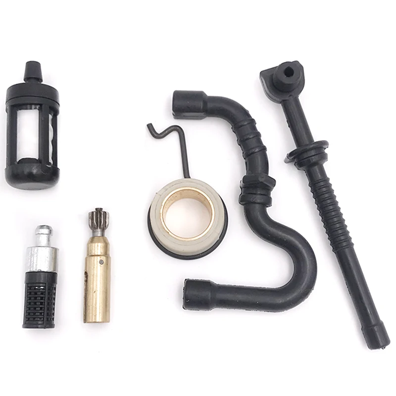 Promotion! Oil Pump Worm Gear Fuel Filter Line Hose Kit for Stihl MS 180 170 MS180 MS170 018 017 Chainsaw Parts 11236407102 | Инструменты