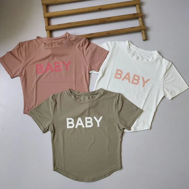 Gym Naked Letter Pure Desire Sports T-shirt Women's Short Sleeve Tight Thin Running Yoga Clothes Quick Drying Fitness Top | Спорт и