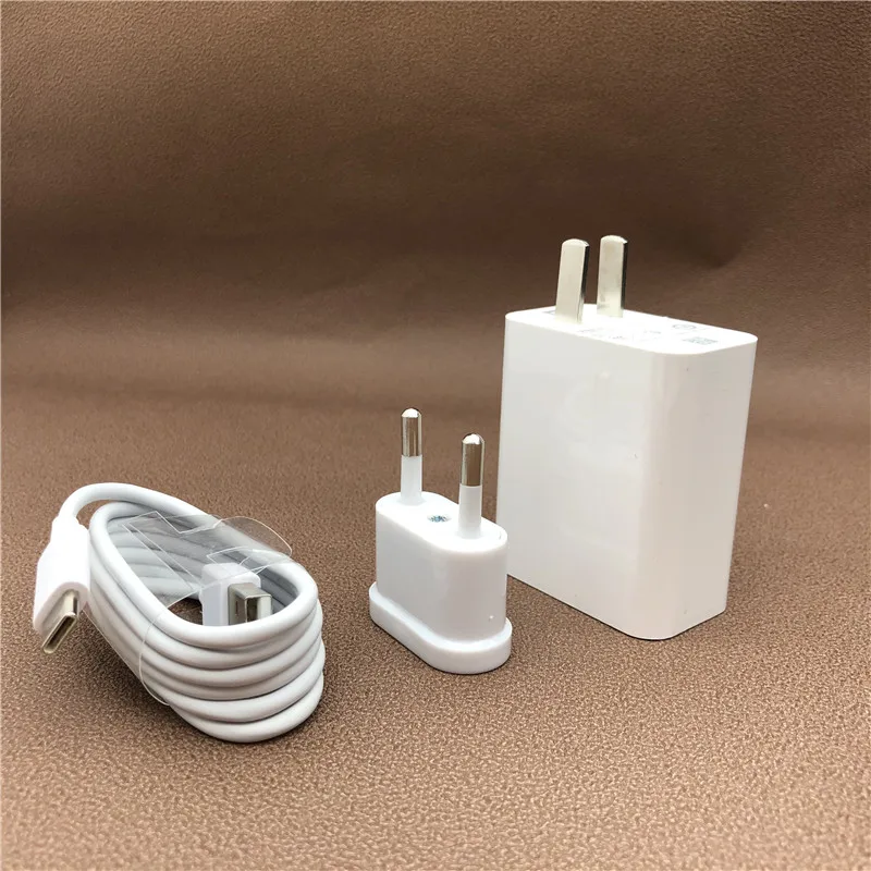 Оригинальное быстрое зарядное устройство Xiao mi 27 Вт usb-адаптер type-C кабель для mi 9 9T Pro 8 Lite 8se 9se Max 3/mi x 3 2 s/Red mi note 8 7 k20 pro - Тип штекера: And Cable And EU