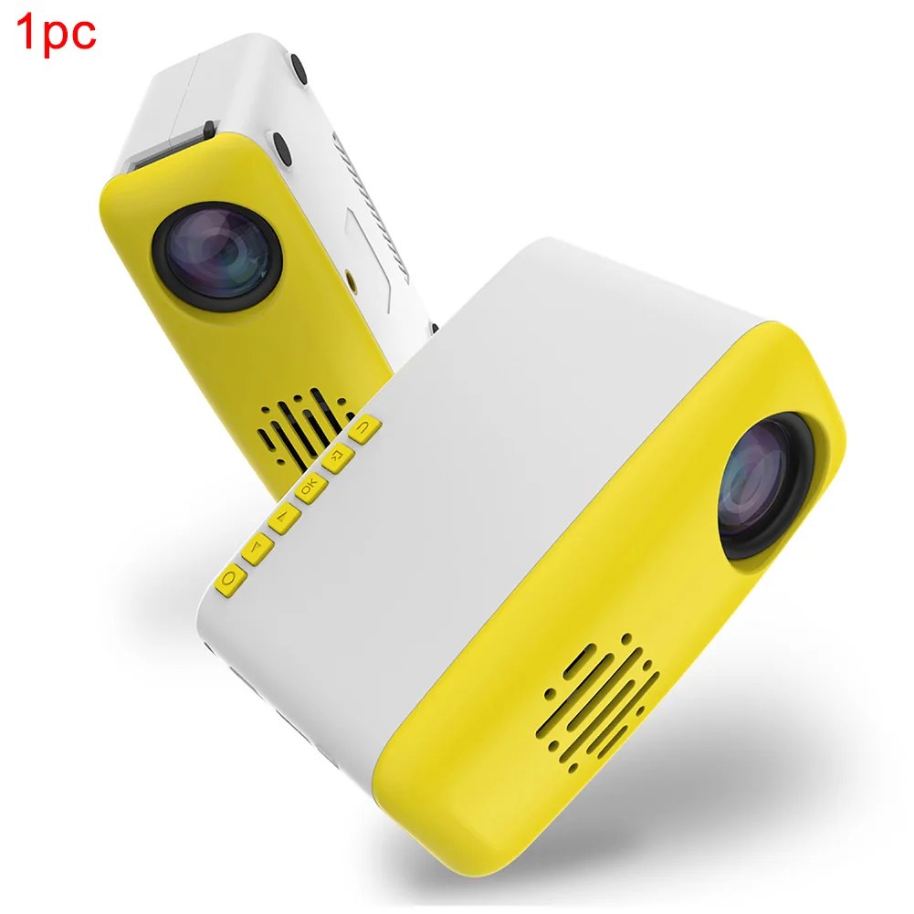 ЖК-медиаплеер ПОДАРОК развлечение USB видео прочный HD 1080P мини-проектор детский портативный домашний кинотеатр светодиодный светильник ABS