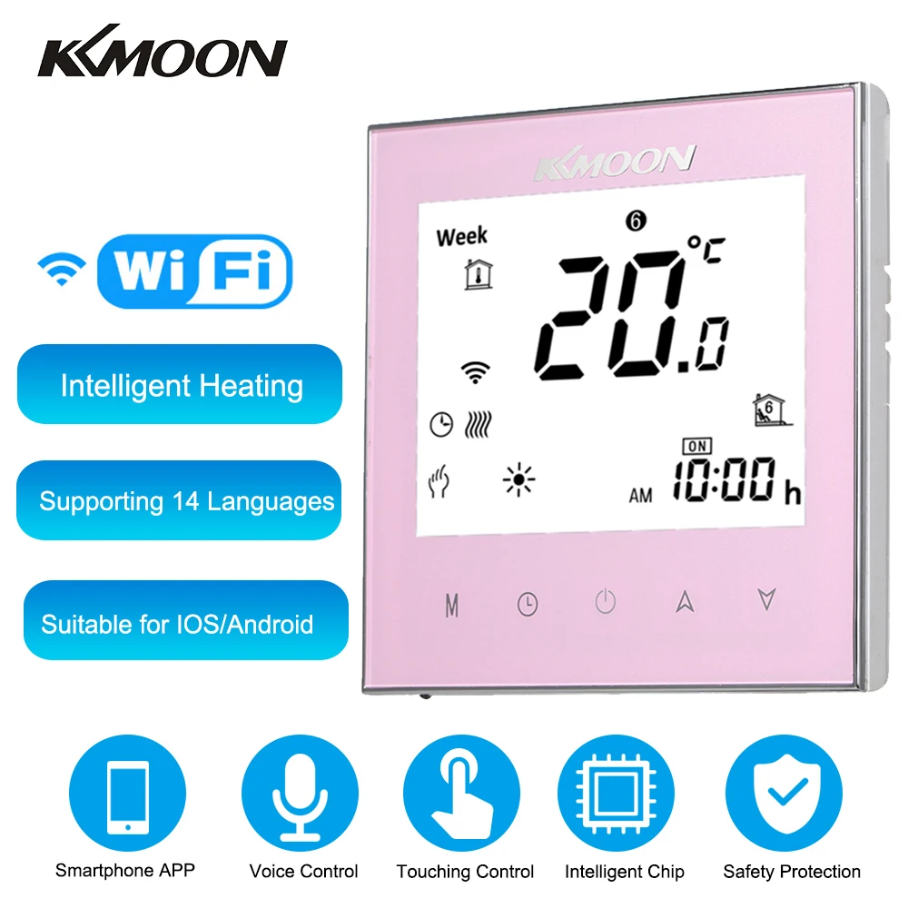 KKmoon термостаты цифровой термостат для нагрева воды энергосберегающий сенсорный экран ЖК-дисплей домашний комнатный регулятор температуры