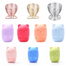 1 шт. держатель губки для Макияжа Косметический дисплей с слоеным дисплеем подставка тыквообразный спонж сушилка для яиц кронштейн пуховка для макияжа поддержка