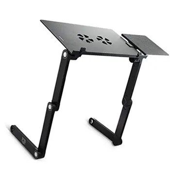 

Portable Foldable Adjustable Folding Table With Mouse Board For Laptop Desk Computer Notebook Stand Tray For Sofa Bed