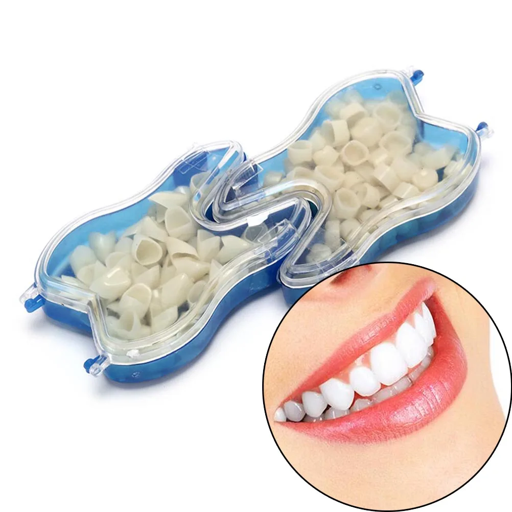 50Pcs/Box Realistic Dental Crowns Oral Teeth Whitening Anterior Molar Crown Dental Crowns Resin Porcelain Temporary Teeth crown