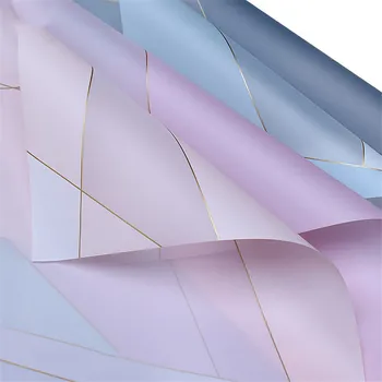 

5PCS/Pack Marble Line Geometry Scrapbook Paper DIY Handmade Origami Paper Flower Waterproof Wrapping Gift Decoration Supplies