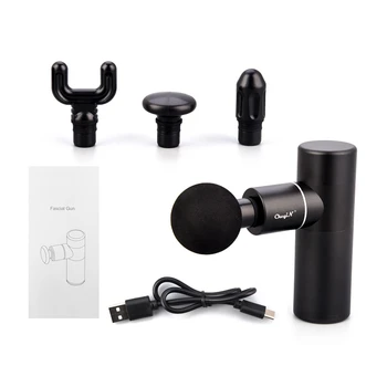 

Mini Fascia Gun Deep Tissue Muscle Massage Gun Handheld Cordless Percussion Vibration Body Massager Acid Relief Pain Relax 48