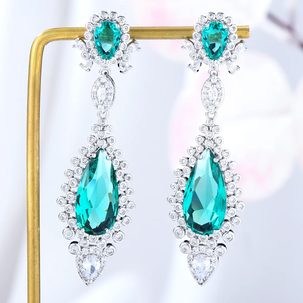 

Женские винтажные серьги Siscathy, новые корейские модные роскошные циркониевые висячие серьги