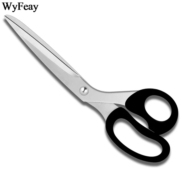 Scissors For Fabric 10inch Tailor's Scissors Stainless Steel Scissor Sewing  Tool Clothing High-end Black Tijeras Costura - AliExpress