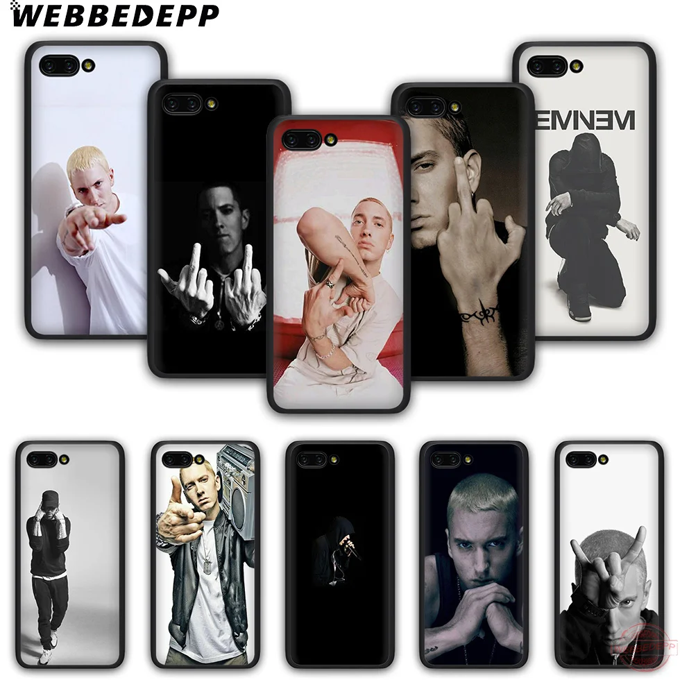 WEBBEDEPP Эминем чехол для телефона из ТПУ с принтом Honor 6A 7A 2 ГБ/3 ГБ Pro 7C 7X 8X 8C 9 10 Note10
