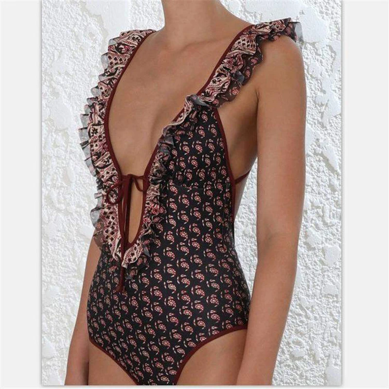 Цельный купальный костюм женская одежда для плавания большого размера животное