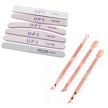 

2020 9pcs Double-end Nail Art Care Kit Stainless Steel Manicure Pedicure Pusher Fork Nail Trimmer 2-ways Nails Tool Set For Nail