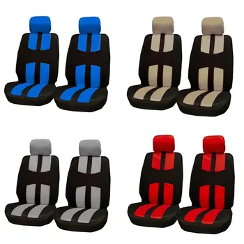 

Full Set Car SUV Seat Protection Cover Seat Cushion Four Season Universal Polyester Seat Pad For Peugeot Toyota Honda 5 Colors
