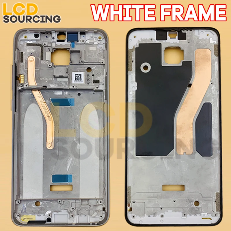 6,5" оригинальная средняя рамка для Redmi Note 8 PRO передняя рамка Корпус для Note 8 pro средняя Рамка Замена с боковыми клавишами