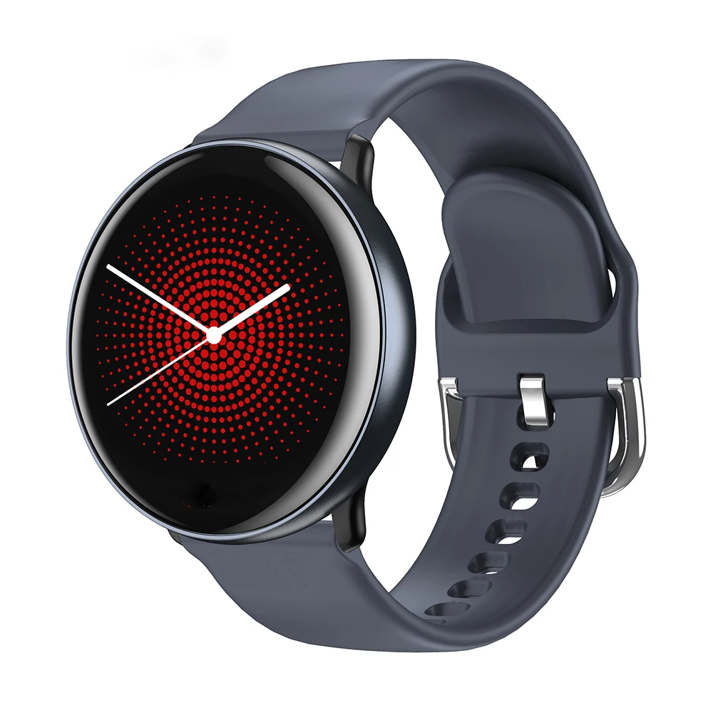 Смарт-часы SKY-2 IP68 Водонепроницаемый Полный сенсорный пульсометр фитнес-трекер для мужчин и женщин спортивные Смарт-часы для Android IOS - Цвет: Gray