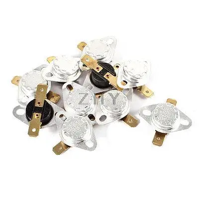 

10 Pcs KSD301 250V 10A 125 Celsius Normal Close Temperature Controlled Switch