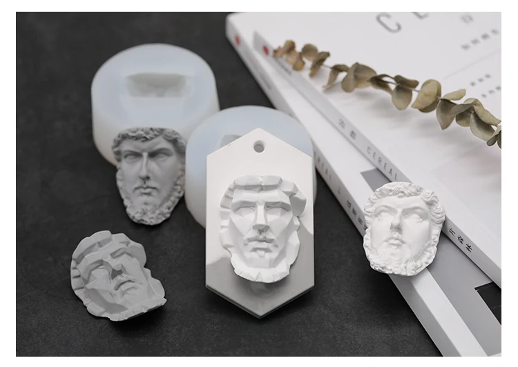 Александер штукатурка бюст-портрет украшение салона автомобиля воздушный выход пластырь для ароматерапии DIY материал