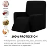 Red Wine Waterproof Elastic Recliner Chair Cover All-inclusive Massage Sofa Couch Cover For Living Room 13 Colors 2