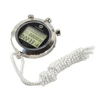 Waterproof Digital Stopwatch Metal 1/1000 Seconds Handheld LCD Display Chronograph Outdoors Timer Counter Sports Watch Relogio 2