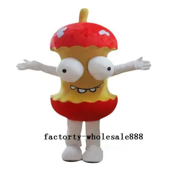 

Cute Unisex Adult Size Red Apple Core Mascot Costume Suit Parade Dress Party Cosplay Game Us Unisex Christmas Cosplay Gift