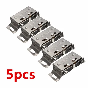 Wholesale 5pcs Stainless Steel Catch Stopper for Cupboard Cabinet Kitchen Door Latch Hardware Stainless Steel Cabinet Catch