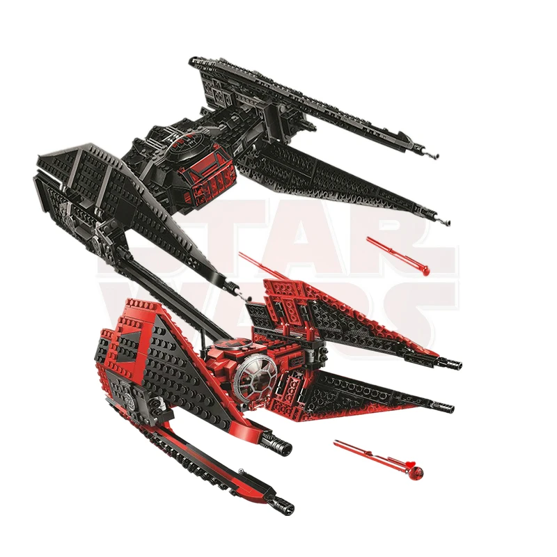 

2pcs 75240 Major Vonreg's TIE Fighter Star Wars Tie Fighter Building Block Toys Compatible With Legoinglys Toys For Children
