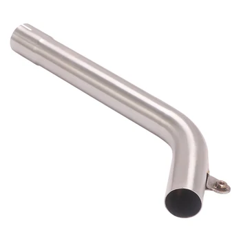 Slip On Motorcycle Mid Connect Tube Middle Link Pipe Stainless Steel Exhaust System For Yamaha FZ6 FAZER FZ6 2004-2011