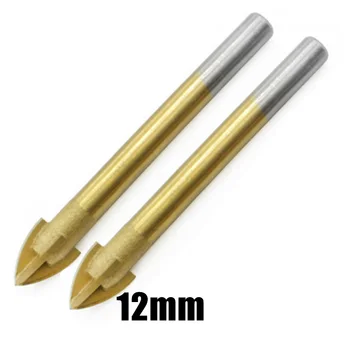 

Tool Drill bits Supplies Gold 2pcs Carbide Tip Set Head Kit For Porcelain Tile