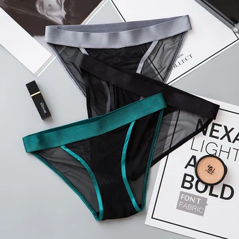 

New Arrivals Hot Sale Women Seamless Mesh Cotton Underwear Sexy Lace G String Women's Panties Intimates briefs Thong Tangas