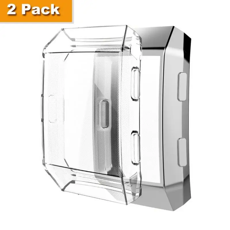 

New Super-Thin Soft TPU Screen Protector Case Cover For Fitbit Ionic Smart Watch Anti-Fall Dust Protection Cover Shell