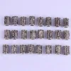 10pcs 24 Designs Viking Runes Set Loose Beads Spacer Beads Fit Beards or Hair TIWAZ TYR Sol rune Odal Futhark Rune DIY Jewelry ► Photo 1/3