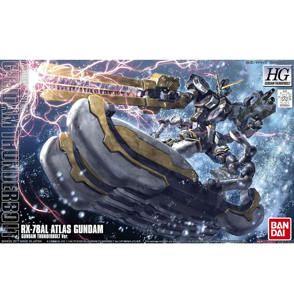 Оригинальный Bandai HG 1/144 Thunder Cosmos атлас Gundam сборка фигурка игрушки модель