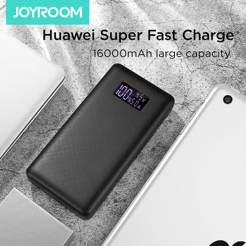 

Joyroom 22.5W Power Bank Super Fast Charge Powerbank 16000mAh for Huawei Fast Charge Dual USB Batterie Externe Portable Charger