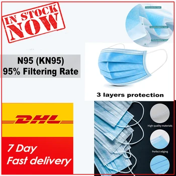 

100Pcs Medical-Disposable Elastic Home Cleaning Hand Protect Waterproof Kitchen Gloves Security protection against viruses mask