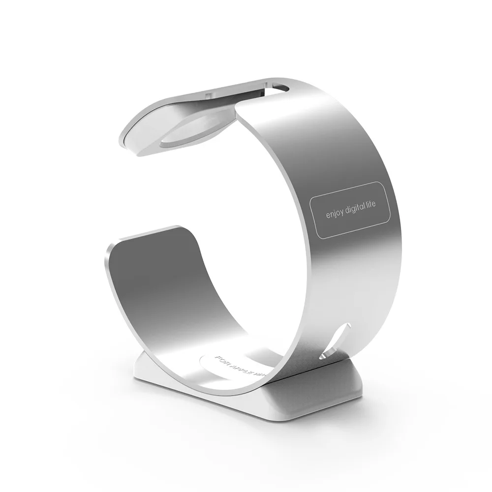 Алюминий Док станция подставка держатель для Apple Watch 1/2/3/4 Док станция Подставка держатель Поддержка зарядный кабель(не входит в комплект