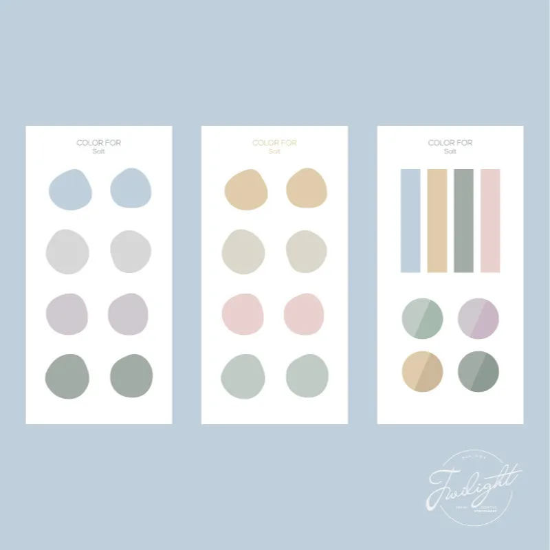 

Hand Account Sticker Irregular Round Series Hand Account Album Diary DIY Decorative Sticker 4 Styles