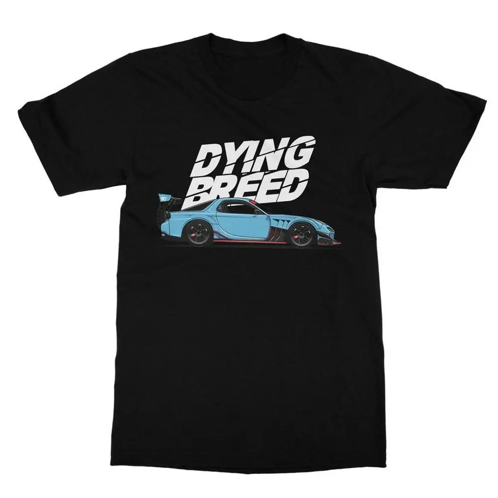 

2019 Hot Sale 100% Cotton Mazda Rx7 Rotary T Shirt Dying Breed Rx7 Fd Rotary Rotor Jdm Tee Shirt