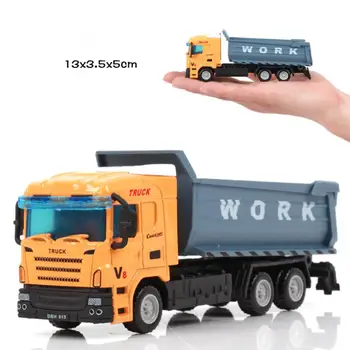 

Kuulee Die Casting Dumper Truck Toy Modeling for Kids High Quality Toys Small Vehicle Alloy Car Model Car Toy Mini car