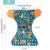 Happyflute Hot Sale OS Pocket Diaper 4 шт./компл. Моющийся и Многоразовый Детский Подгузник Новый Принт Регулируемый Чехол для пеленок