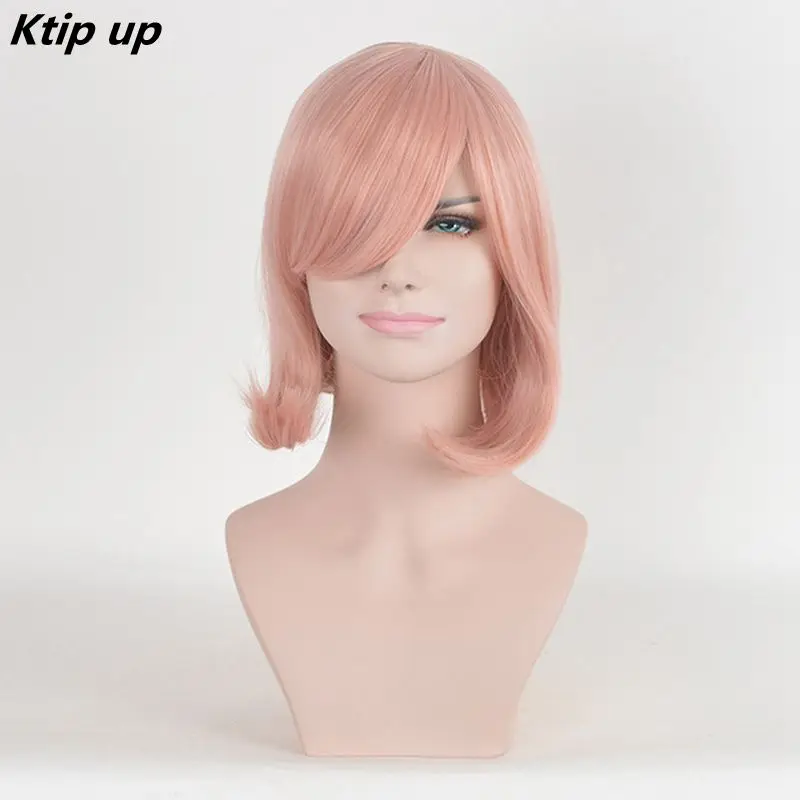 

Ktip Up Kyokai no Kanata Kuriyama Mirai Short Orange Pink Synthetic Cosplay Hair Wig+Wig Cap
