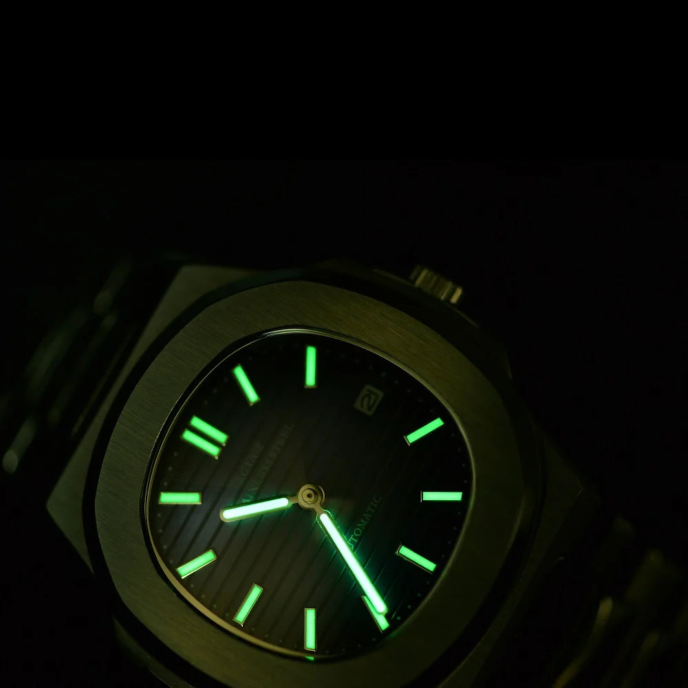 Дизайнерские водонепроницаемые часы Nautilus, мужские брендовые Роскошные автоматические часы patek AAA, синие мужские механические наручные часы из нержавеющей стали
