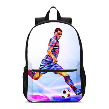 

Backpacks For Boys Girls Sports Football 3D Printing School Bag Teenager Bookbag Casual Daypacks Travel Backbag Mochila Escolar