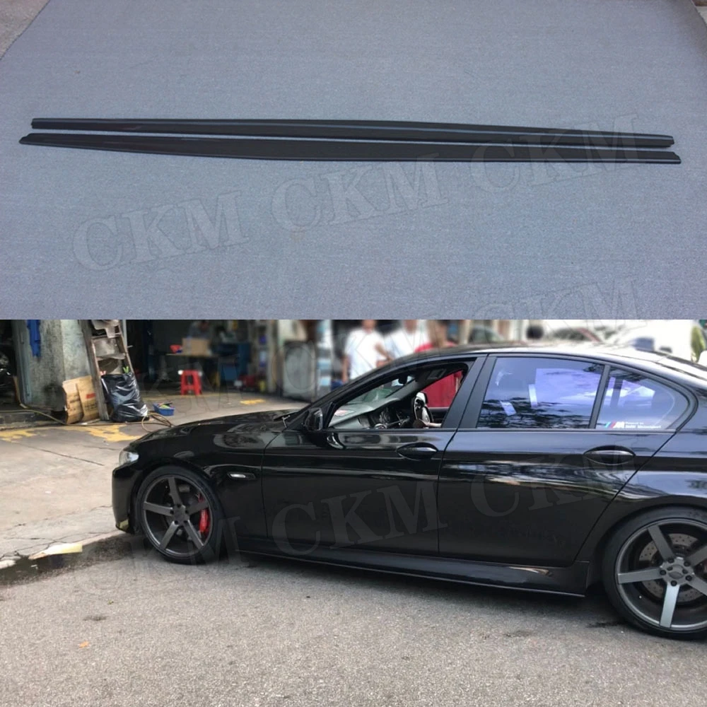 5 Series Carbon Fiber Side Skirts Aprons For Bmw F10 M5 Sedan 2012