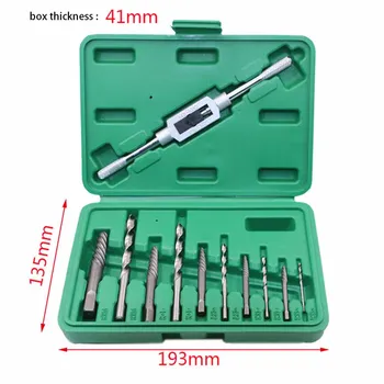 

11pcs Damaged Broken Screw Extractor Drill Bit 3-10mm Bolt Stud Remover Tool Kit