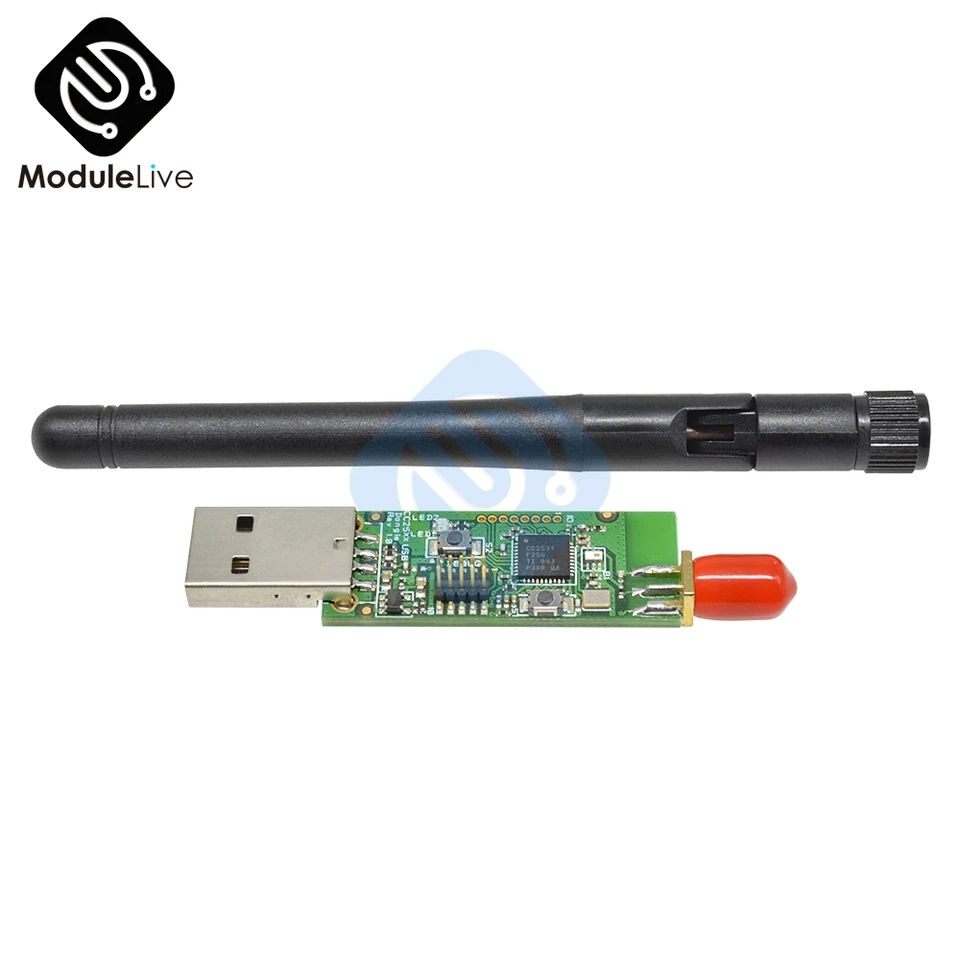 Cc2531 Cc2540 Dongle / Analisador De Protocolos Sniffer Btool Downloader Usb Para Zigbee I.315040589