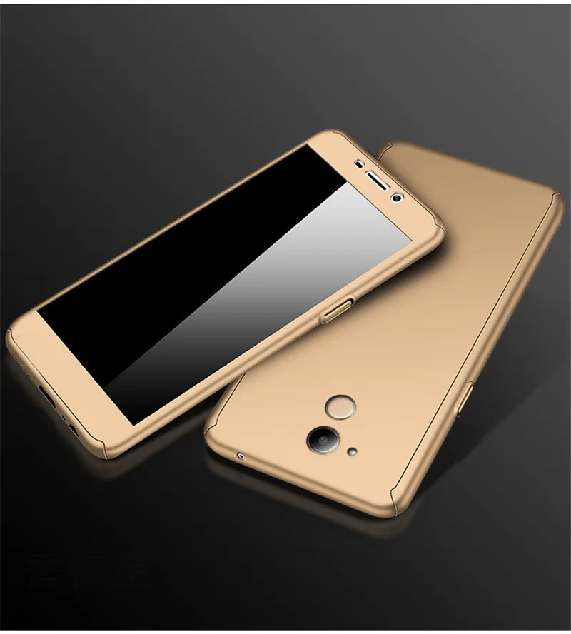 For Samsung Galaxy J1 Ace J2 J310 J3 J5 J7 Prime J4Core J6 Plus J8 360 Degree Full Protection Phone Case Cover+Tempered Glass |