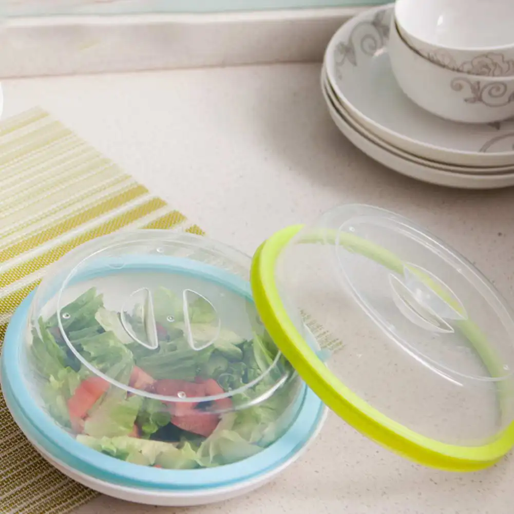 Microwave Oven Splatter Covers Plate Platter Lid Cover Topper Dome Fresh Food MYDING