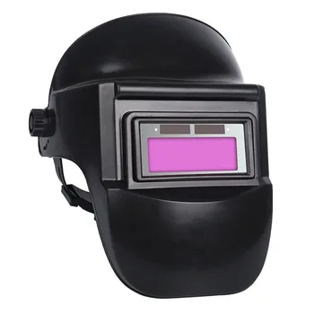 

Solar Auto Darkening Black Protective Mask Welder Mask Head-Mounted Grinding Anti-UV Arc Tig Mig Welding Helmet Anti-Glare Lens